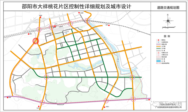 湖南邵阳高铁最新规图，邵阳南大门“桃花片区”控规设计出炉