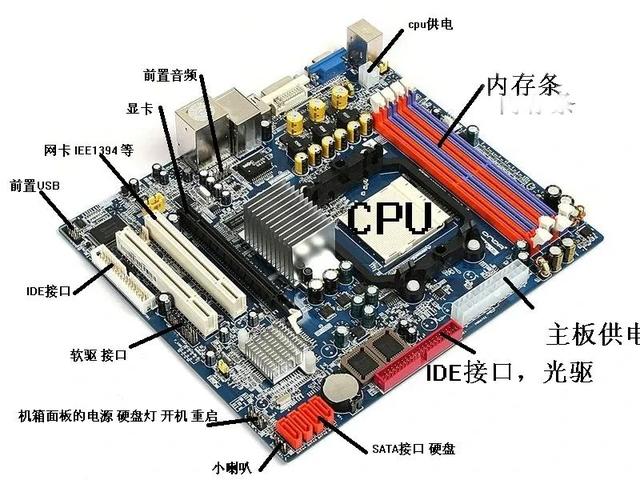 电脑主板短接哪里可以开机，电脑主板线路大全