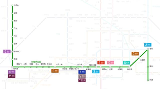 黄贝岭地铁二号线赤湾方向，2022年7月最新最全深圳地铁已开通和在建线路资讯