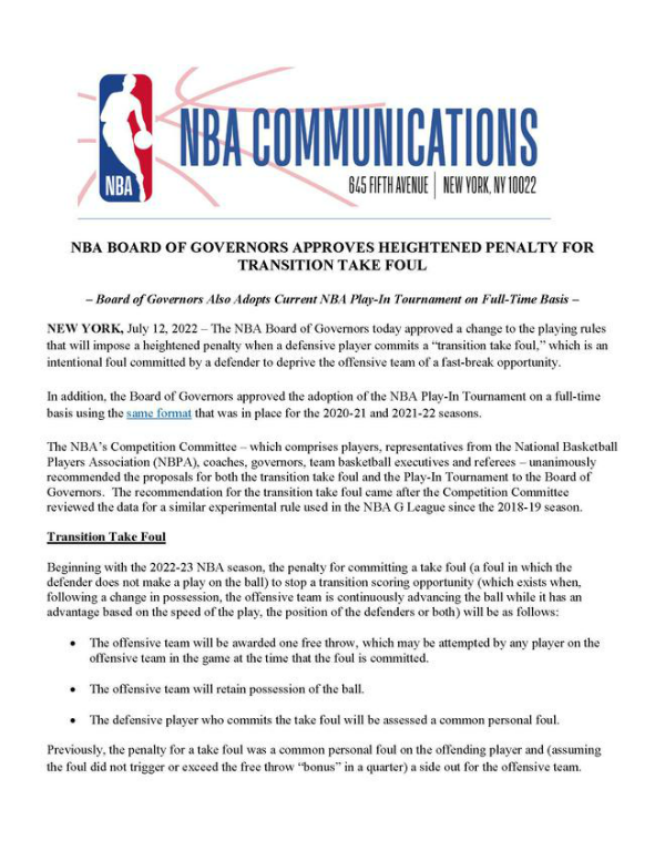 国际篮联修改了哪些新规则，国际篮联修改了哪些新规则英语（NBA公布新规则）