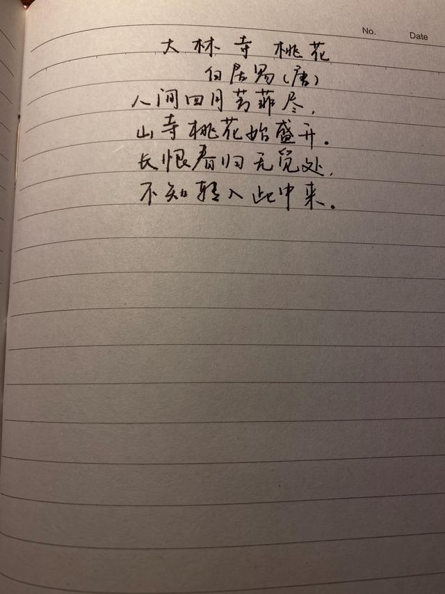 大林寺桃花古诗带拼音，大林寺桃花古诗带拼音注音版翻译（小学必背古诗词—大林寺桃花）