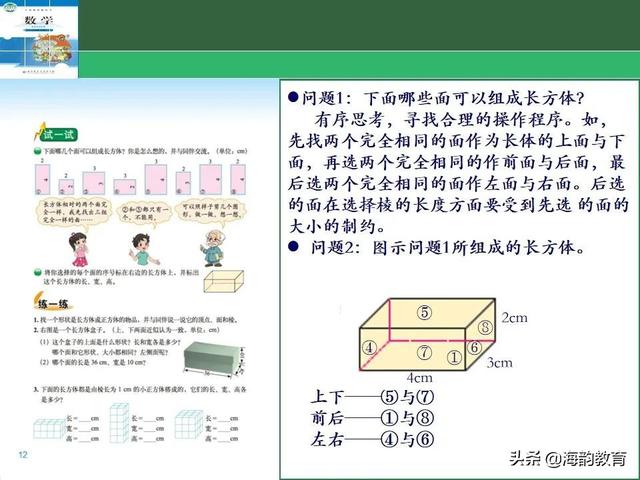 下的小学数学教材解读，“结构化视角”（海韵教育丨北师大版小学数学五年级）