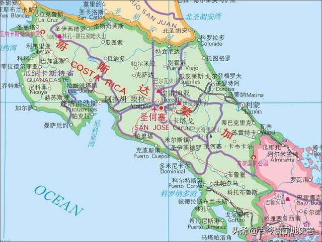 世界地图册北美洲，北美洲、南美洲和大洋洲各国行政区划图