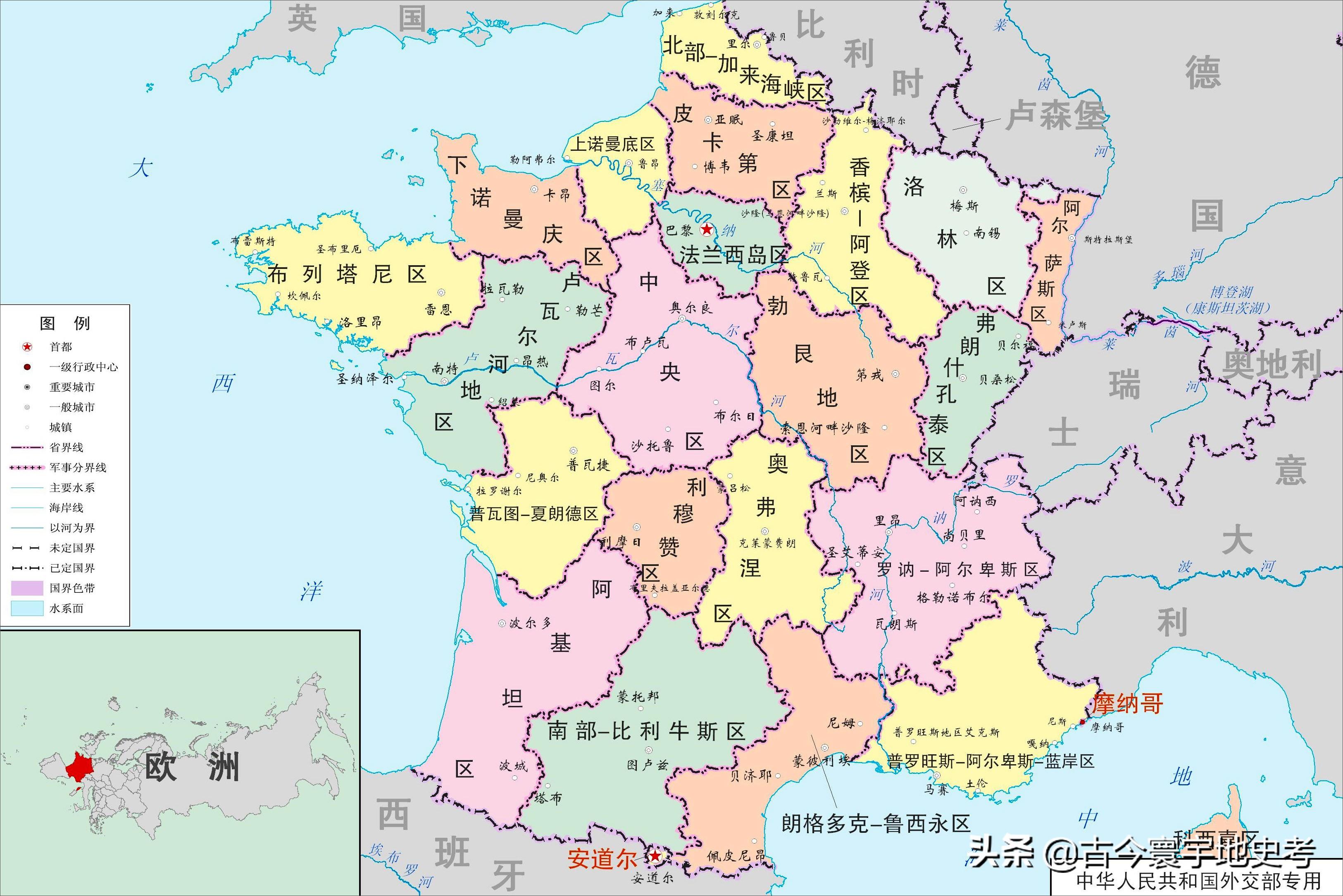 西欧有哪些国家，西欧有哪些国家组成 西欧包括哪些国家（欧洲各国行政区划图）