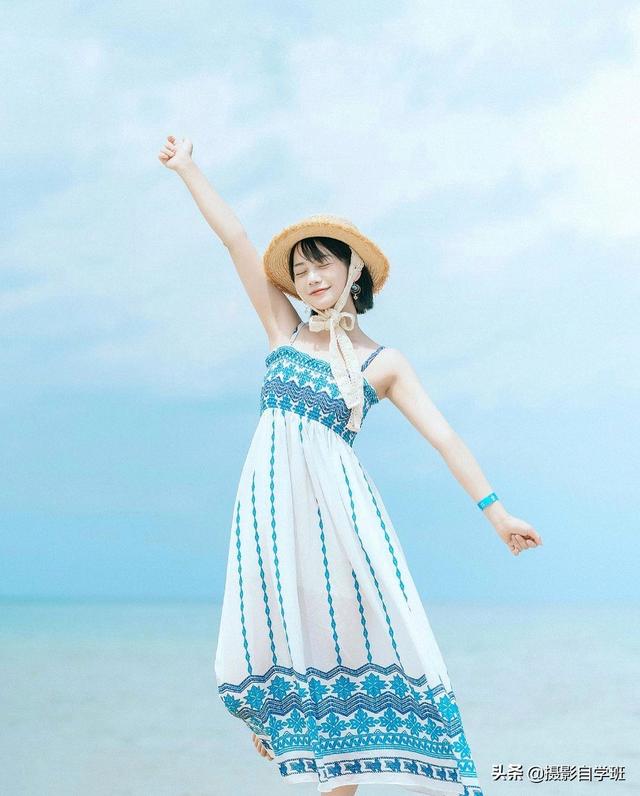 去海边如何拍照好看，去海边如何拍照好看一点（夏天海边拍照片）