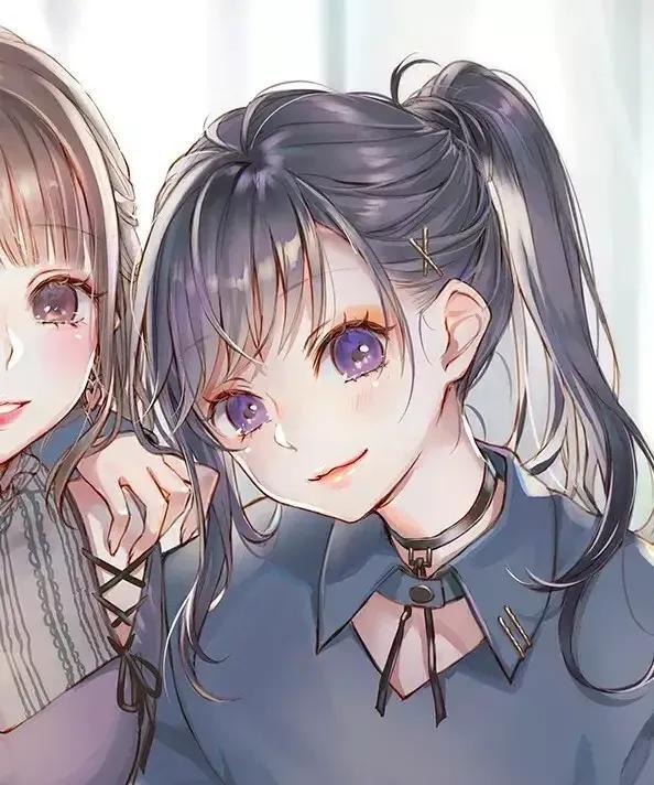 闺蜜头像 双人 动漫，两人好看的动漫闺蜜头像微信（动漫闺蜜头像）