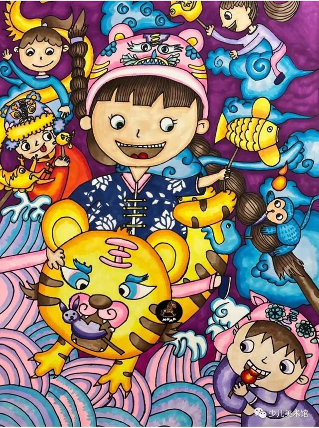好看图.，好看图片头像女生（创作必备素材——61张主题儿童画）