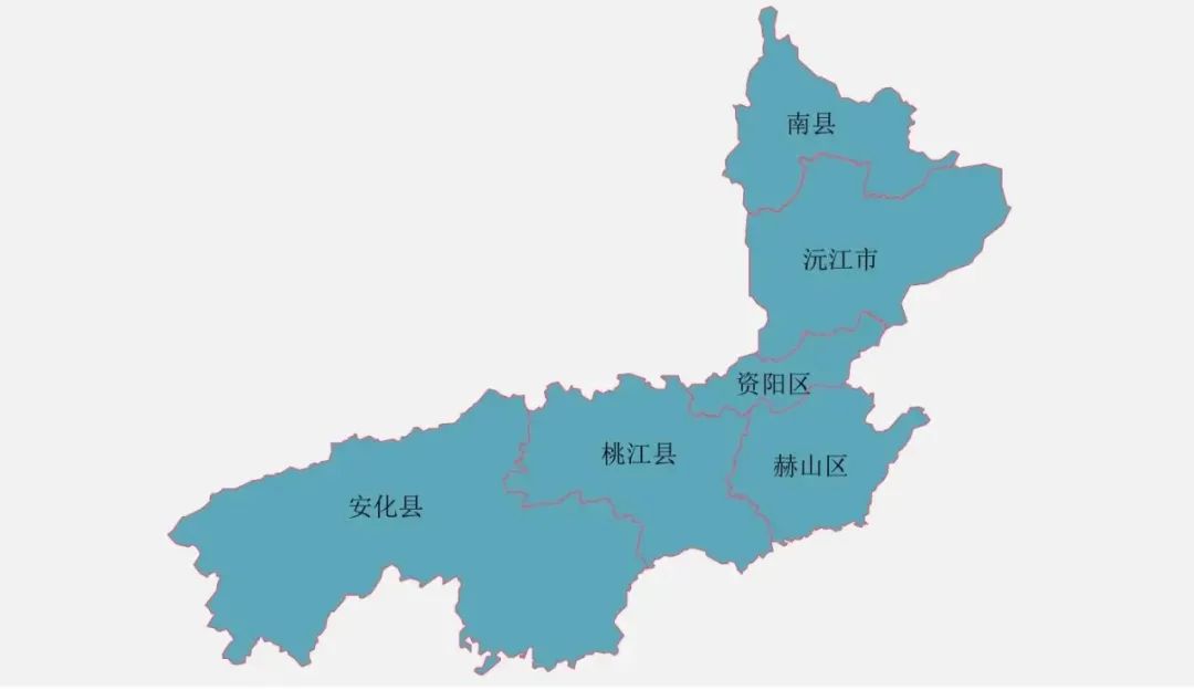 从地图上看,益阳市呈现l型,赫山区刚好处于l型的轴心,未来益阳市的