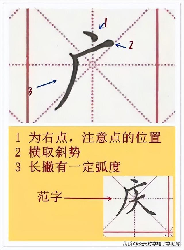 再字笔画顺序，久字笔画顺序（如何写好硬笔偏旁部首）