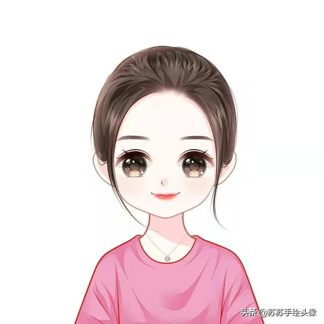 女生微信头像卡通，卡通微信女生头像（卡通可爱的女生头像）