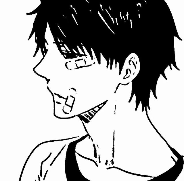 黑白男头，微信头像，黑白男头（“撑伞人也是雨中人”）