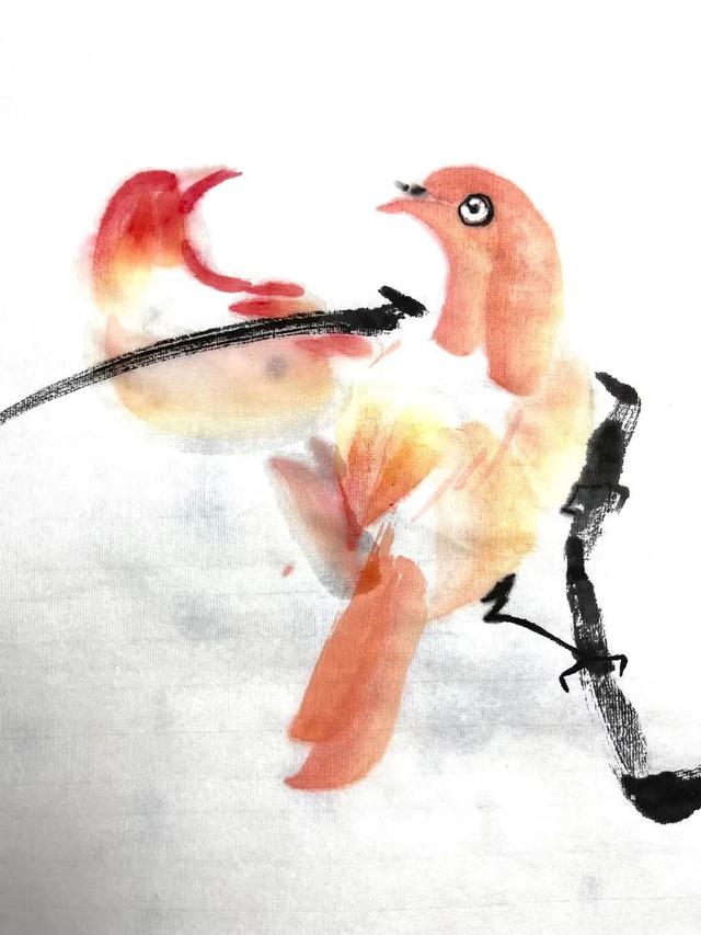 简单的鸟怎么画，如何画简易的小鸟（画家刘华：鸟的画法）
