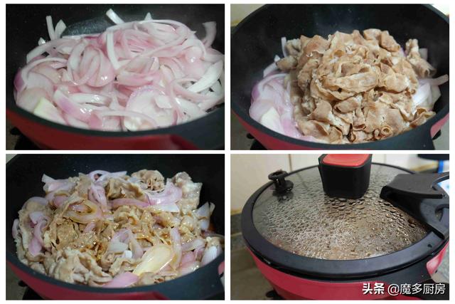 青菜牛肉的做法，青菜烧牛肉的做法家常（一斤牛肉片做两盘牛肉饭）