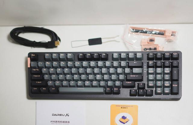 达尔优键盘键位图，达尔优游戏键盘108键高清（达尔优A98机械键盘上手体验）