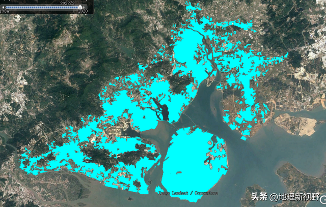 中国城市地图全图，2020年中国的世界级城市地理分布图（厦门建成区面积实测）