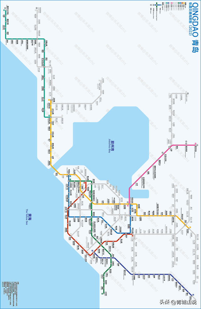 青岛地铁线路图，青岛地铁线路图完整版（青岛地铁12号线被列入2023年准备项目）