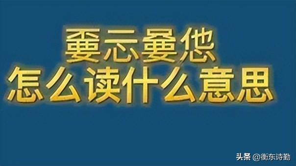 忈是什么意思，“嫑忈嘦姕”、“嫑忈嘦怹”