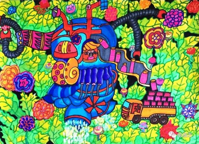 未来的科幻主题绘画简单，科幻画主题系列作品20张