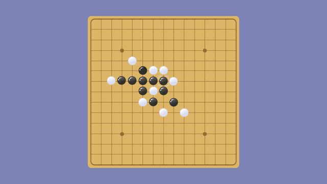 五子棋先手必胜，五子棋快速必胜下法之一（五子棋先手必胜下法01）