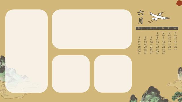 电脑原始桌面壁纸，电脑桌面怎么恢复原始壁纸（趣味古风电脑桌面分区壁纸）