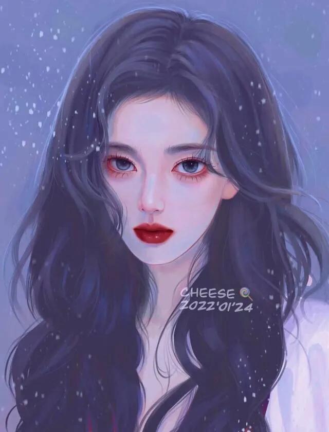 女生头像动漫高冷御姐，动漫女头/高冷/御姐微信（高冷气质头像/御姐头像/动漫手绘头像）