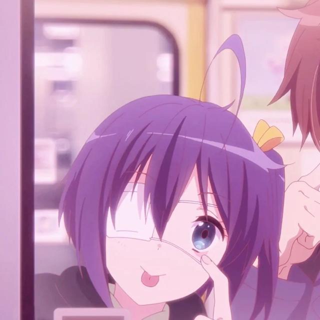 中二病女生特点，中二病也要谈恋爱／动漫女生头像微信（精选中二病也要谈恋爱动漫情侣头像大全）