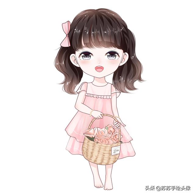 女孩卡通头像图片可爱，可爱   卡通   女生头像微信（机灵可爱的卡通女生头像）