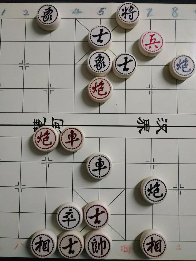 象棋双炮将军图片