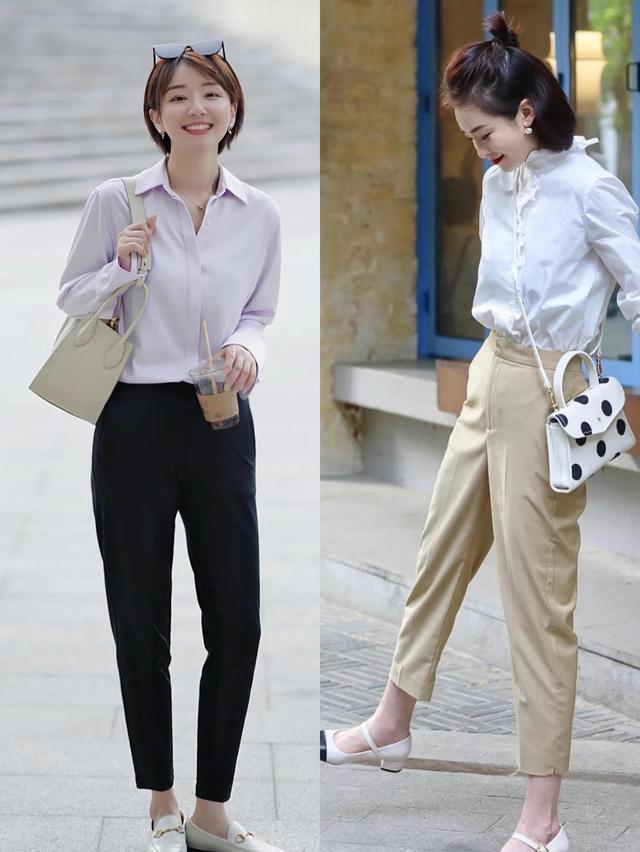 腿粗穿什么裤子显瘦，腿粗的女孩子穿什么裤子会比较显瘦（选裤子记得考虑“九分裤”）