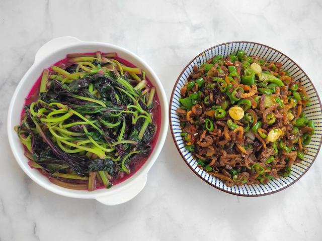 做饭的说说朋友圈，做饭发朋友圈的心情说说（江西男子晒老婆回娘家后的午餐）