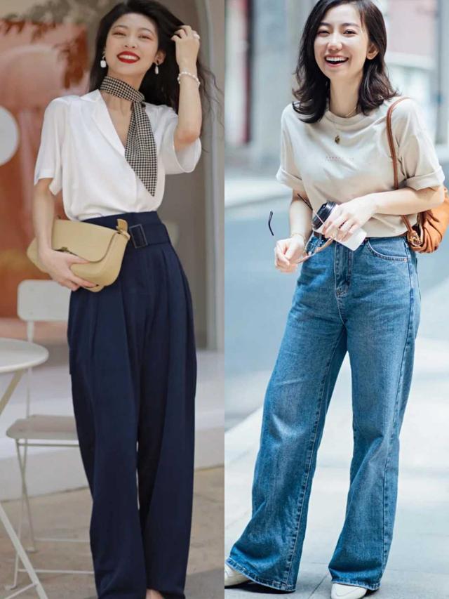 正确搭配阔腿裤的方法，阔腿裤可以怎么搭配（今年流行的“阔腿裤”长什么样）