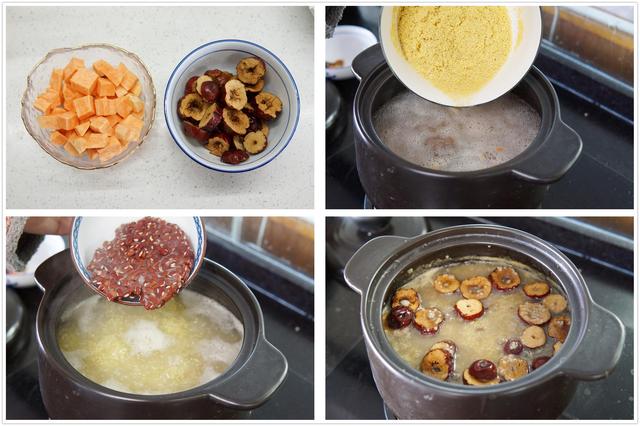 玉米红薯小米粥的做法，红薯玉米粥的做法窍门（建议多喝五谷杂粮粥）
