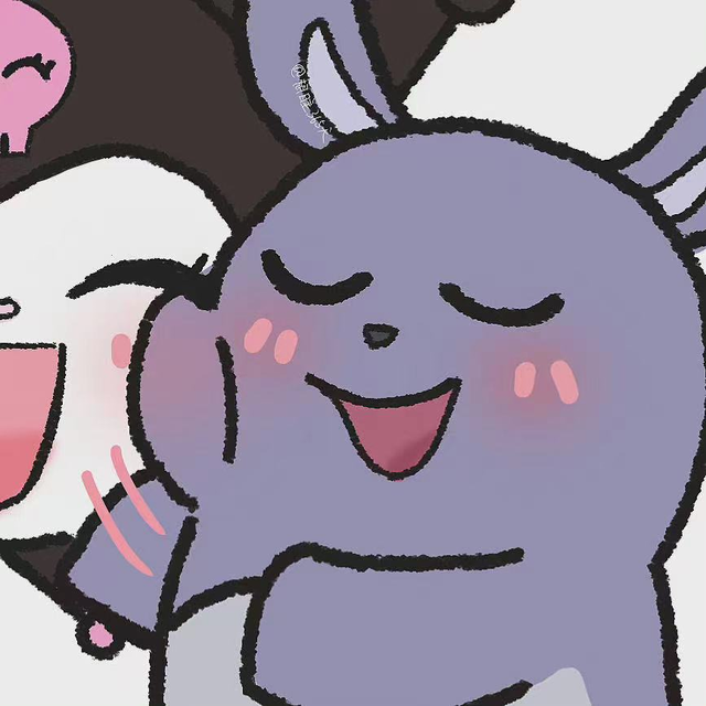 库洛米情侣头像，库洛米情头微信（库洛米巴库：三丽鸥情头）