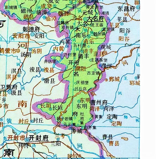 濮阳原来叫什么州，通过地图了解濮阳市的历史变迁