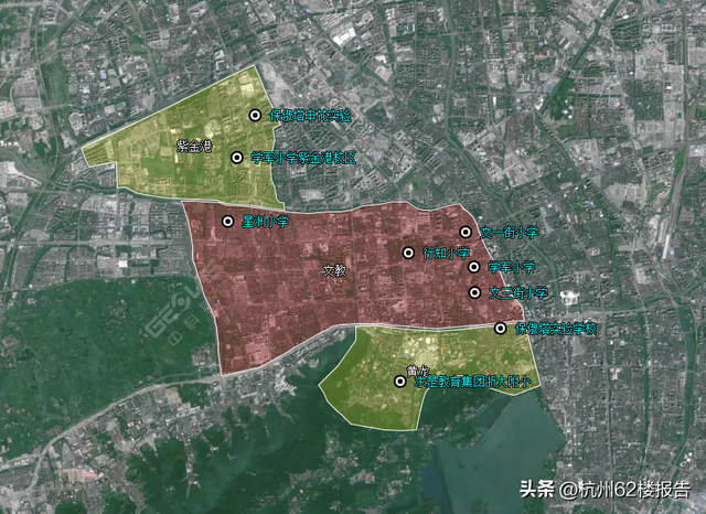 杭州市崇文实验学校学区，杭州小中初学区解密——究竟哪个板块的小学名校最多