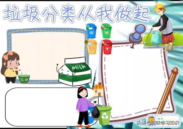 垃圾分类的手抄报怎么画，垃圾分类的手抄报怎么画 简单（垃圾分类<环保>手抄报集）