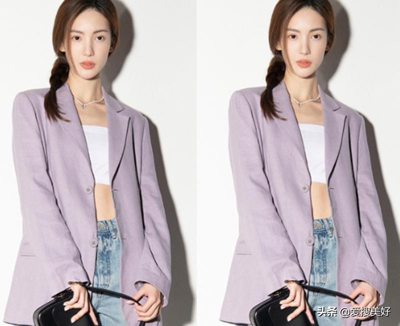 粉色紫色绿色哪个颜色显白，紫色绿色蓝色哪个颜色显白（教你选好衣服颜色让脸显白）