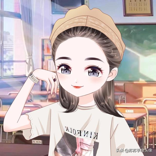 女孩卡通头像图片可爱，可爱   卡通   女生头像微信（机灵可爱的卡通女生头像）