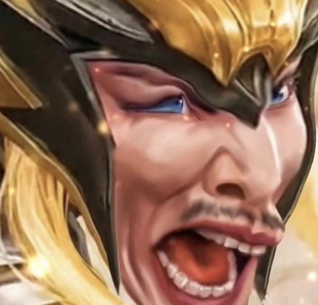 王者图，微信头像，王者图（爆笑五黑头像扭曲的嘴脸哈哈哈）