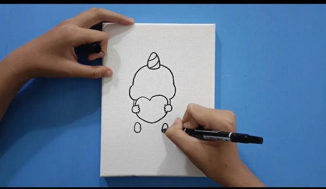 简笔画星星的画法，星星画法简笔画图片（鼠星星创意简笔画构图分享）