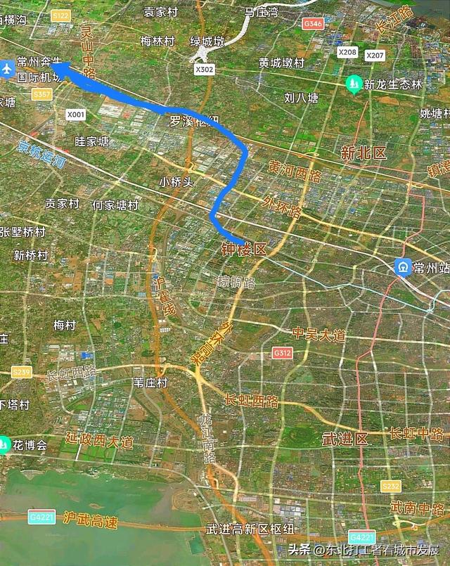 常州地铁线路图，常州地铁规划哪些线路（但是没有直达机场的线路稍显遗憾。）