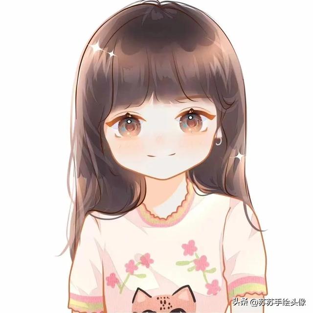 微信卡通图片头像，萌萌哒卡通Q版人物头像（呆萌又可爱的女生卡通头像）
