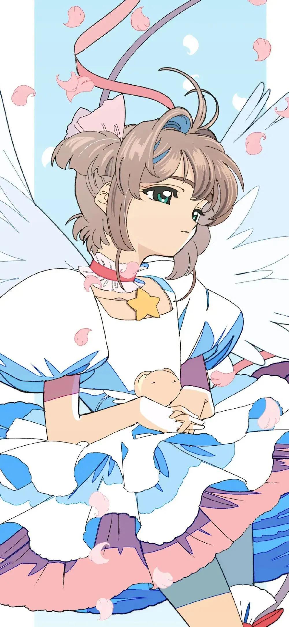 白灏宇:可爱图片/百变小樱/小可/百川赴海千里阔，浪起千丈冲云间，百变小樱小可情侣头像（百变小樱壁纸）