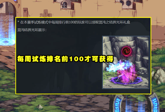 dnf强者光环，dnf新手光环推荐（职业前100才能拿到）