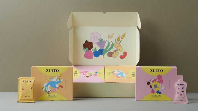 ZUTTO 健康保健品包装设计 via:tsubaki