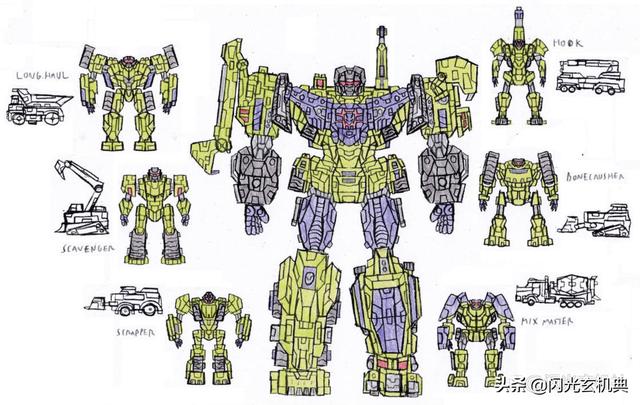 变形金刚角色介绍，变形金刚角色介绍与图片大全（别样风格插图样式的汽车人和霸天虎）