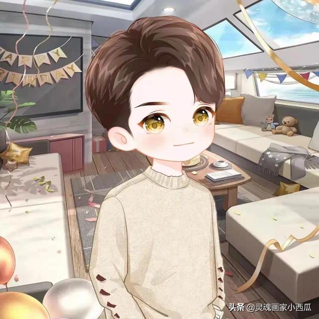 可爱男生动漫头像微信，可爱男生动漫头像（手绘的男士卡通微信头像）