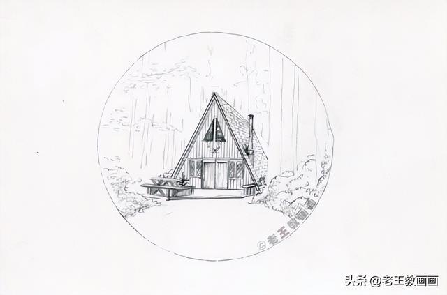 房子怎么画简单又漂亮，怎样画漂亮又简单的房子（零基础也能画好素描）