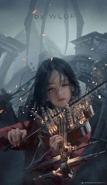 wlop个人简介，王凌wlop（全都出自一部程序员画的国漫）