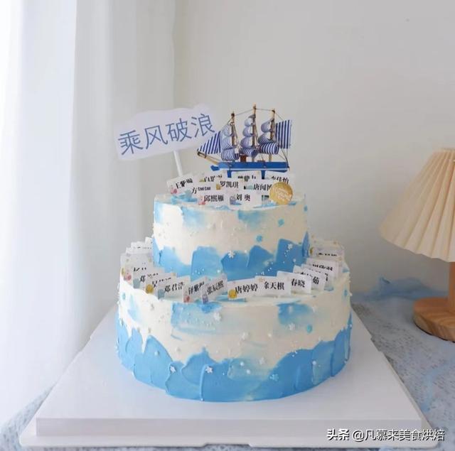 8寸和10寸的蛋糕比较图，8英寸蛋糕等于多少寸10寸吗（100款毕业蛋糕图片合集）